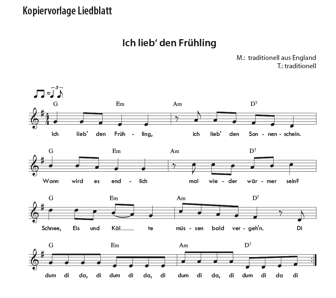 Ich lieb' den Frühling - Soundbellows