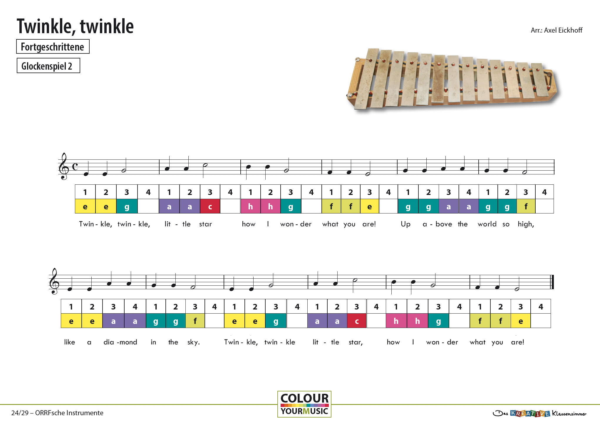 Twinkle, twinkle little Star / ABC-Lied / Morgen kommt der Weihnachtsmann - Orff