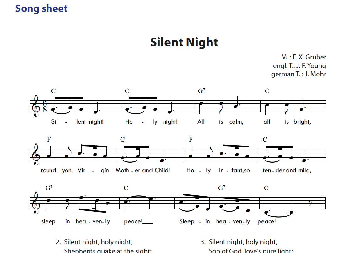 Silent Night - English - Soundbellows