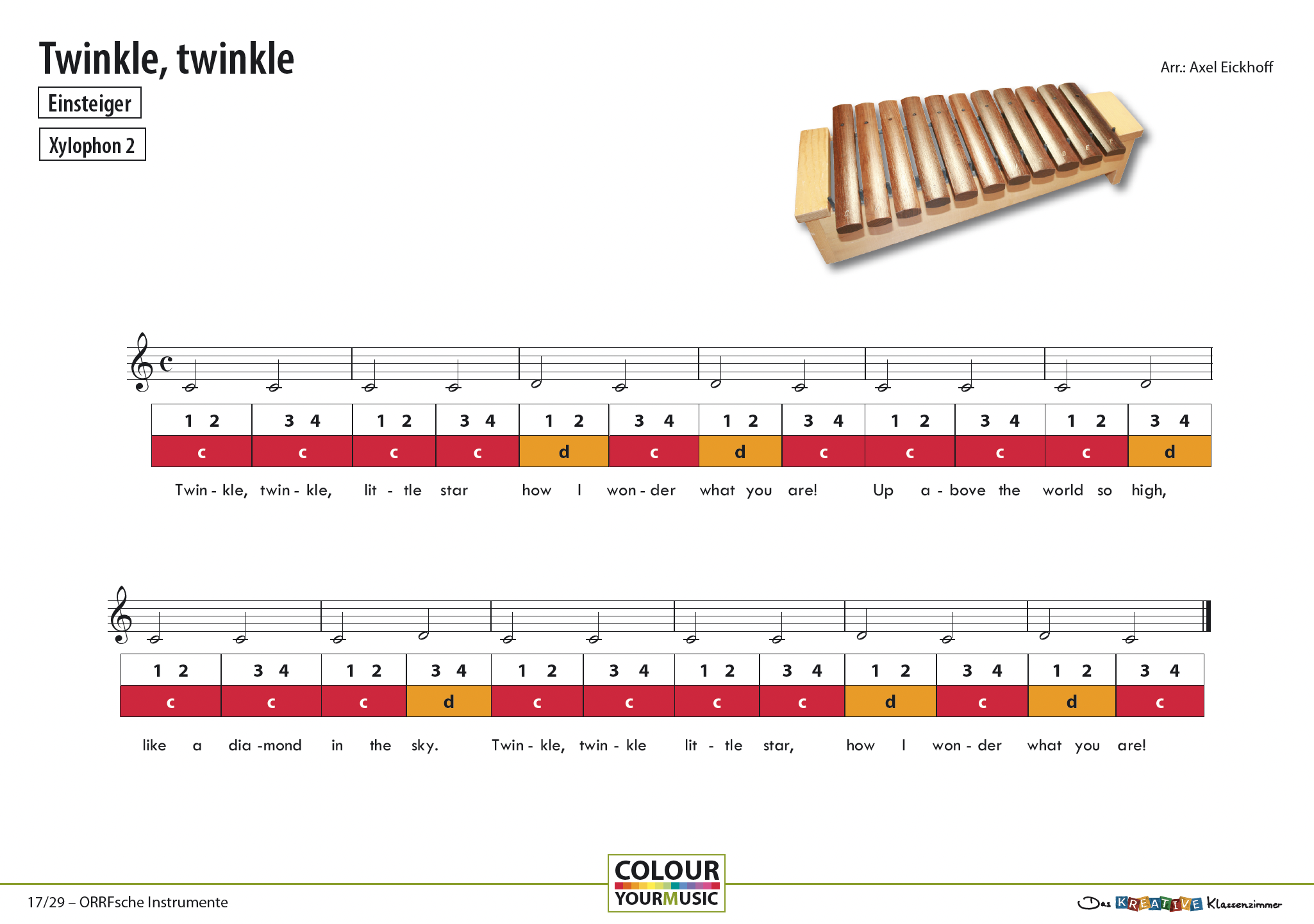 Twinkle, twinkle little Star / ABC-Lied / Morgen kommt der Weihnachtsmann - Orff