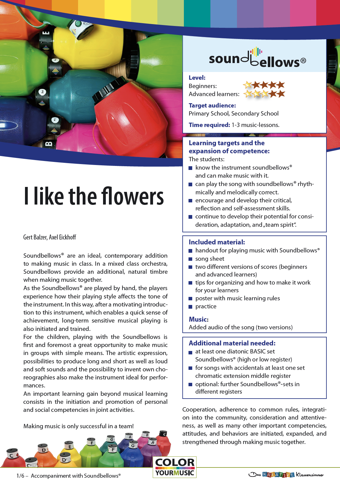 I like the flowers - English - Soundbellows