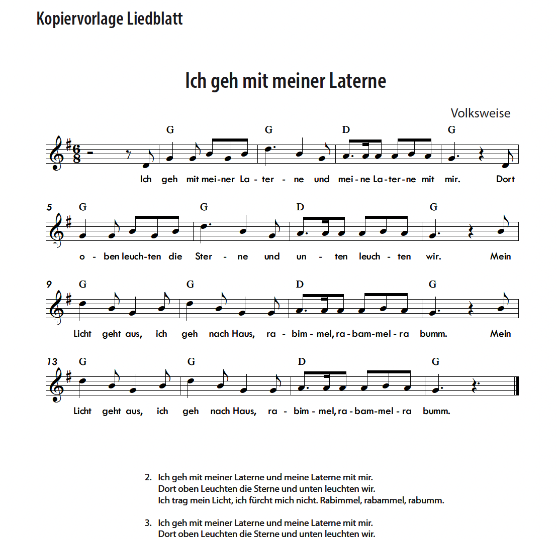 Ich geh' mit meiner Laterne - Soundbellows