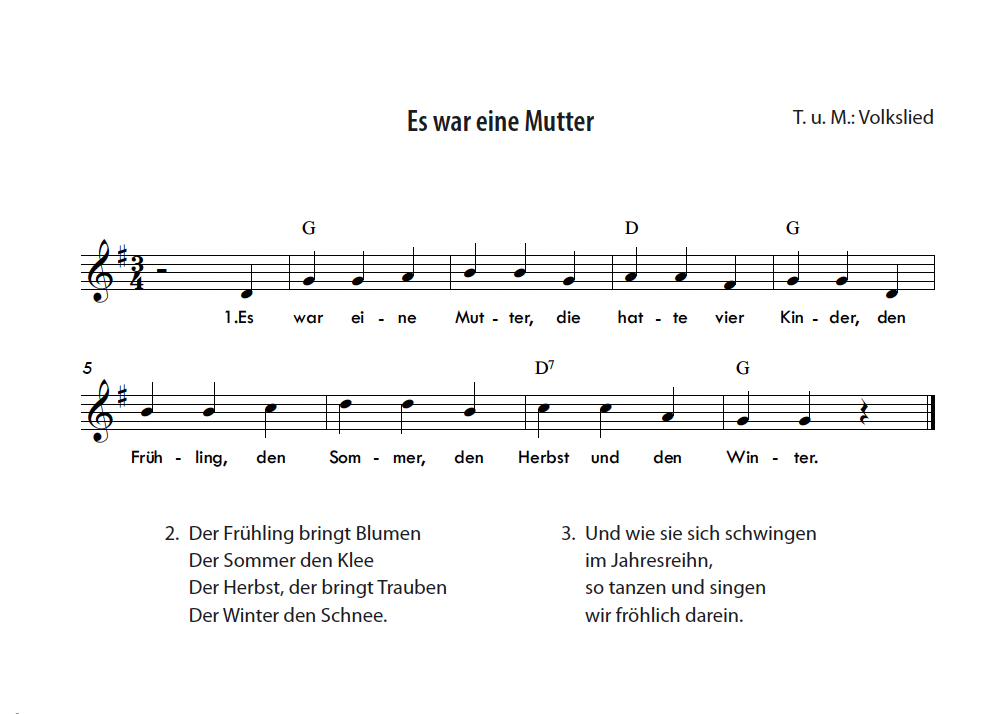 Es war eine Mutter - Boomwhackers