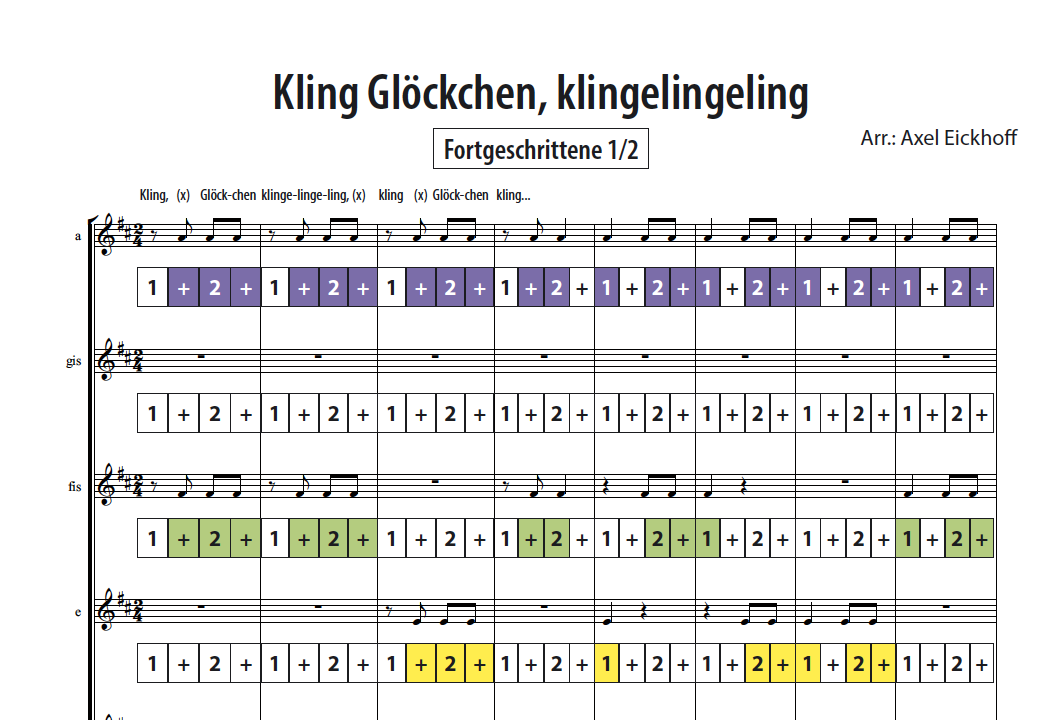 Kling Glöckchen klingelingeling- Boomwhackers