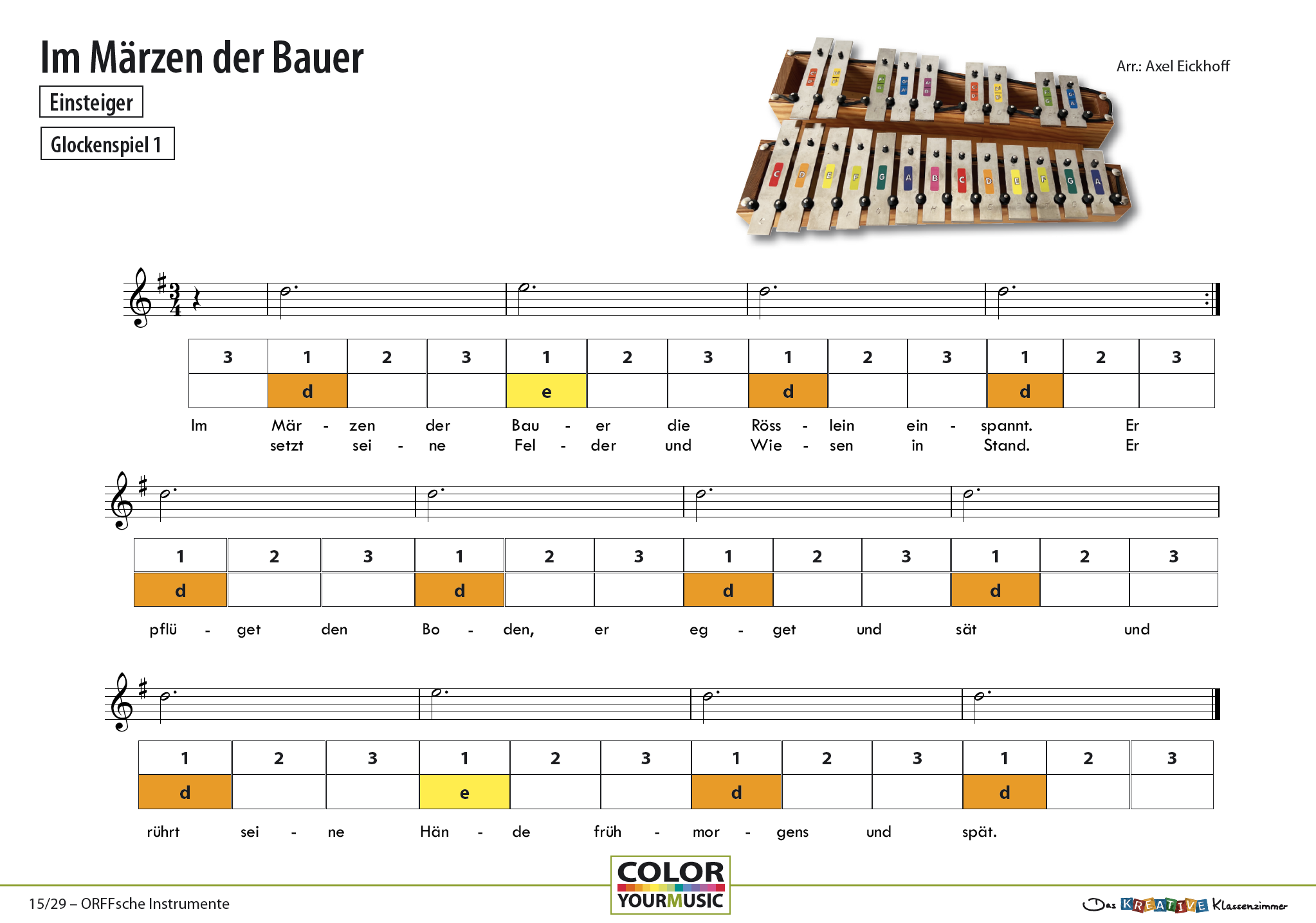 Im Märzen der Bauer - Orff