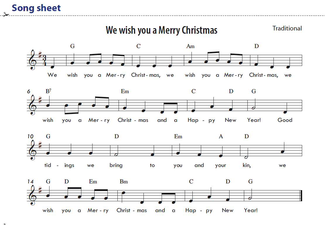 We wish you a Merry Christmas - English - Soundbellows