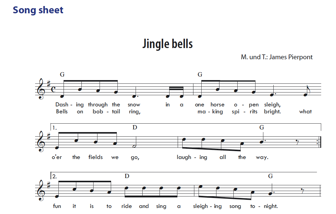 Jingle bells - English - Soundbellows