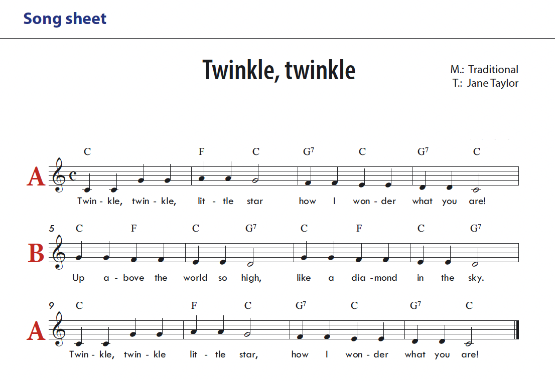 Twinkle, twinkle - English - Soundbellows