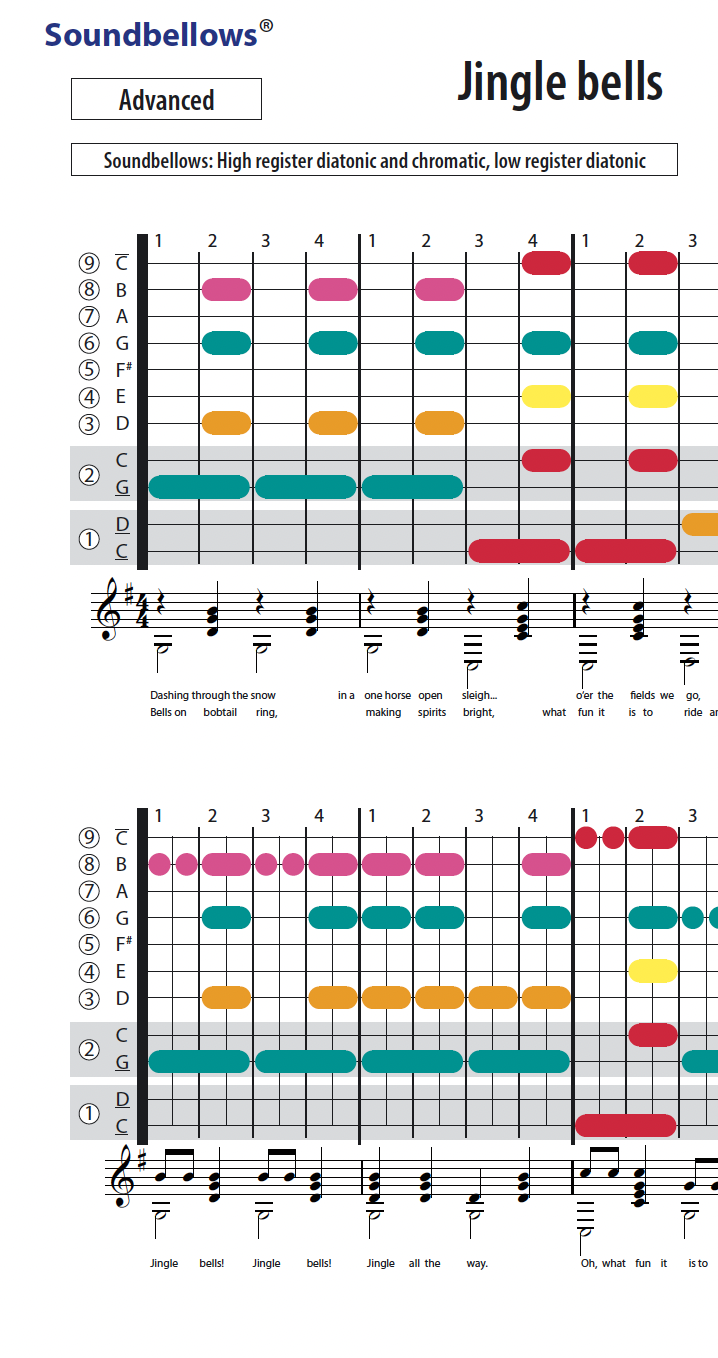 Jingle bells - English - Soundbellows