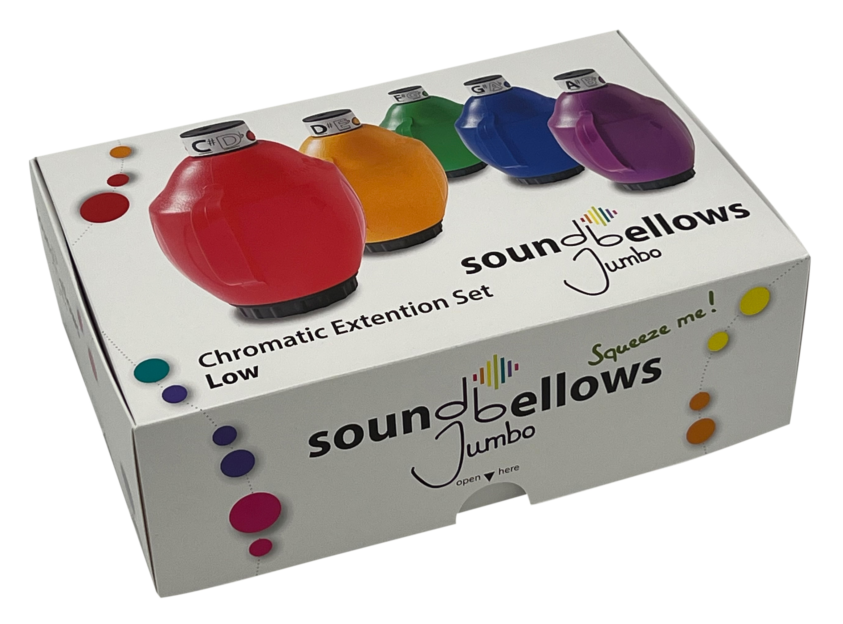 Soundbellows Jumbo | Chromatische Ergänzung -  Set tief C#'-A#' | SBS-JCL