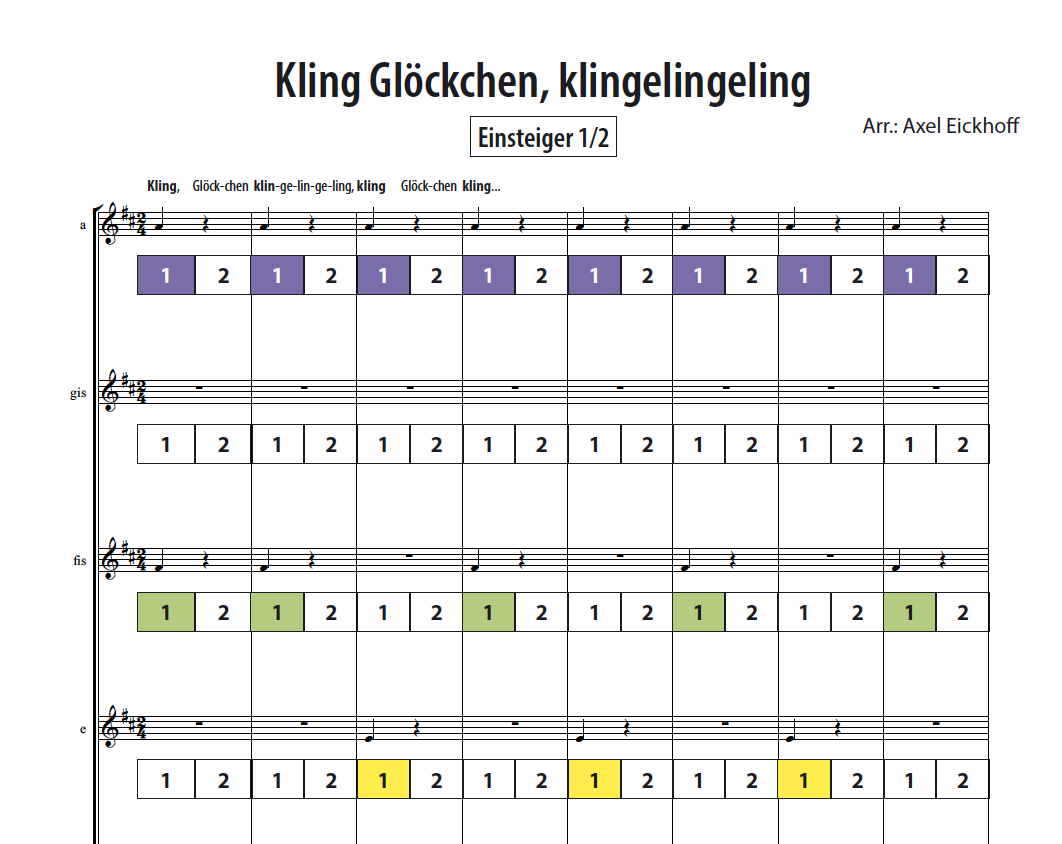 Kling Glöckchen klingelingeling- Boomwhackers