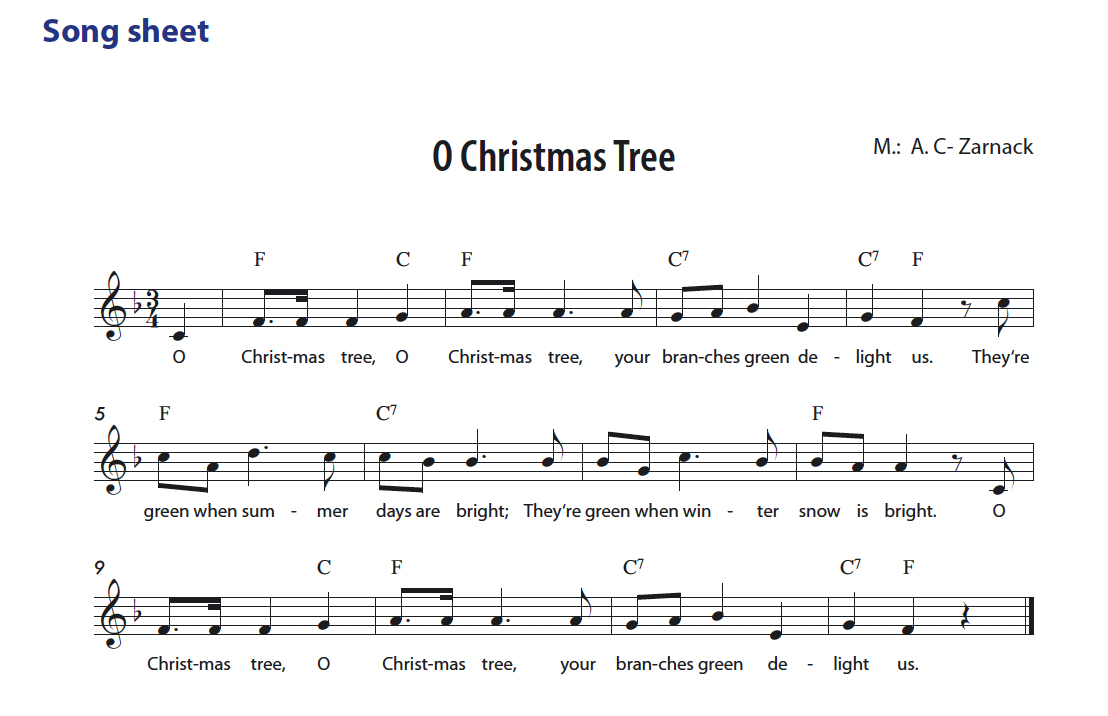 O Tannenbaum - English - Soundbellows